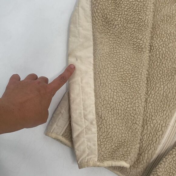 Patagonia Sherpa Jacket Women’s Size Small Tan Color - Picture 9 of 10